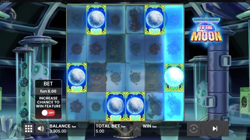 Mystery Mission to the Moon slot screen 2