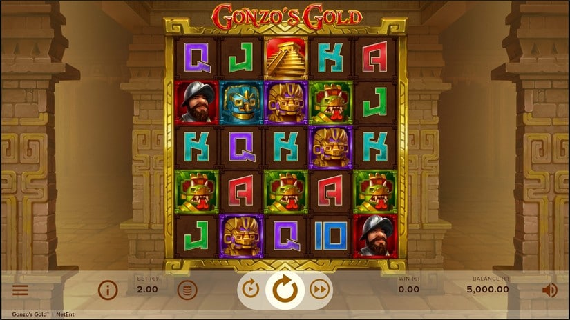 Gonzo’s Gold slot screen 1
