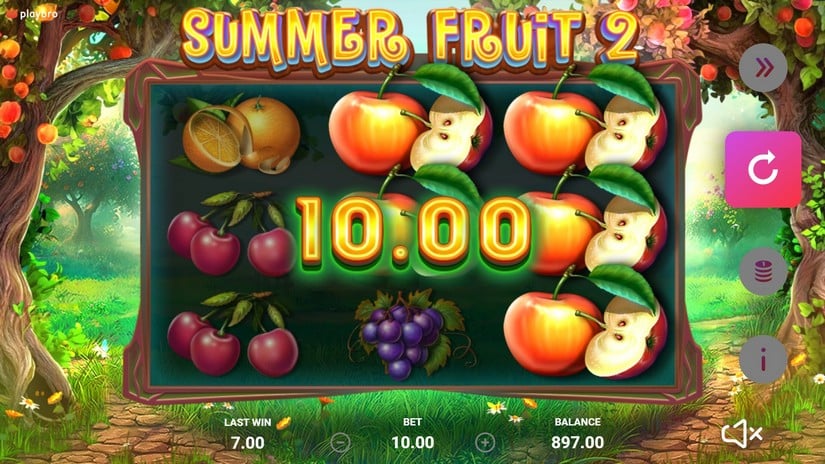 The Summer Fruit 2 slot screen 3