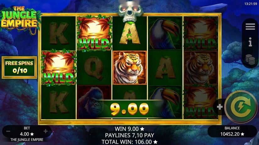 The Jungle Empire slot screen 6