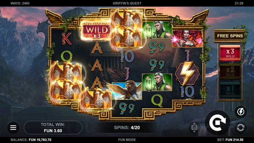 Griffin’s Quest slot screen 5