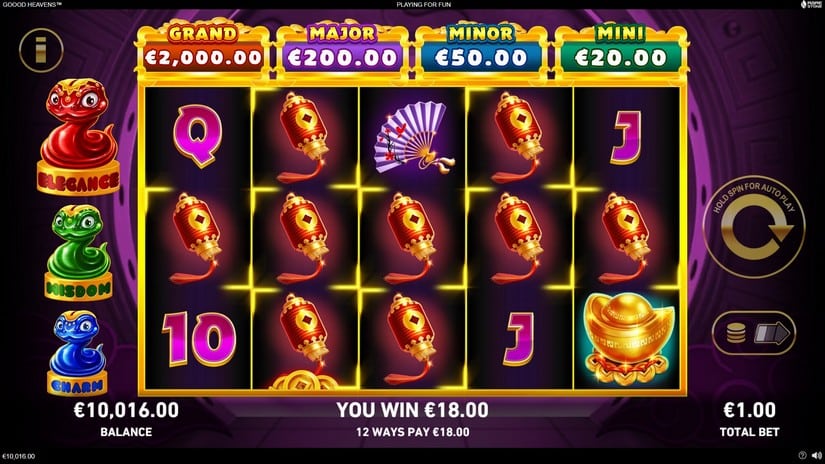 Goood Heavens slot screen 3