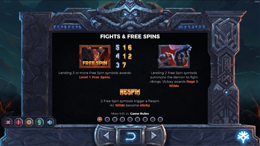 Vikings Go To Hell slot screen 3