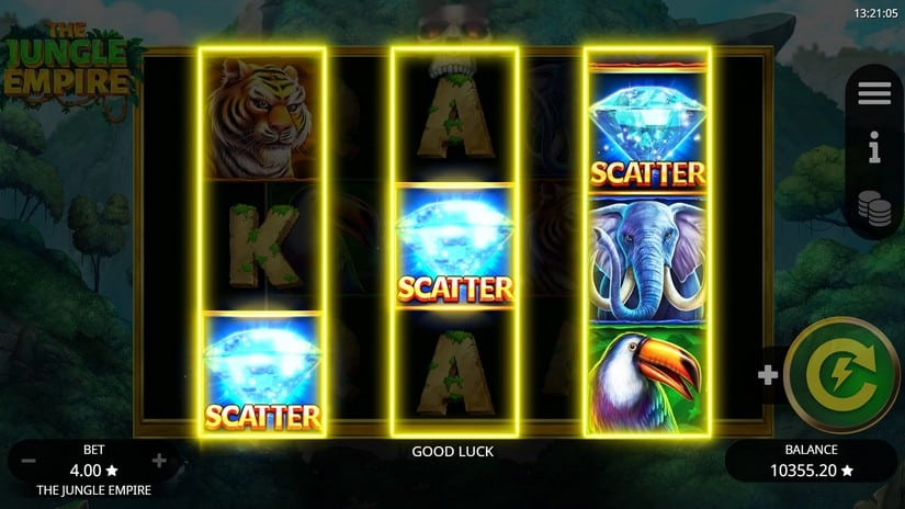 The Jungle Empire slot screen 3