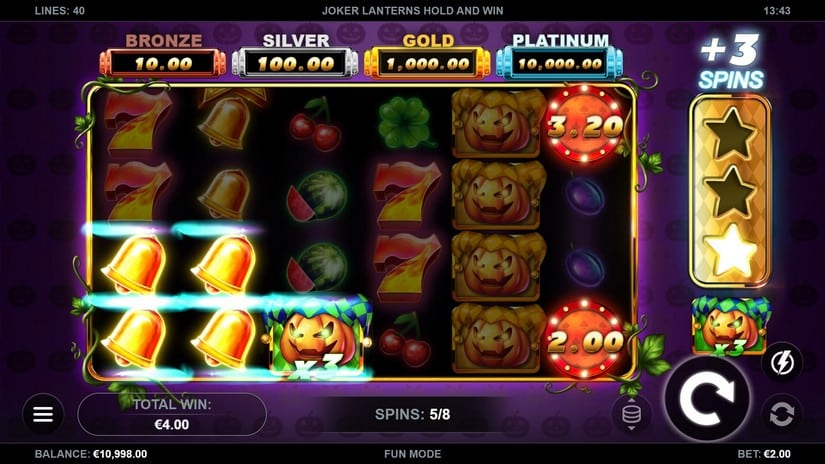 Joker Lanterns Hold and Win slot screen 4