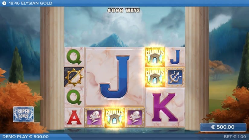 Elysian Gold slot screen 2