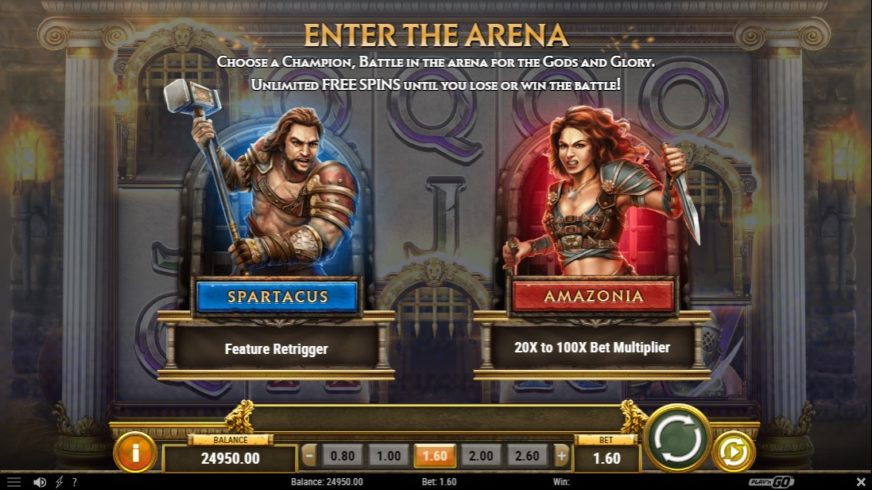 Game of Gladiators slot screen 6