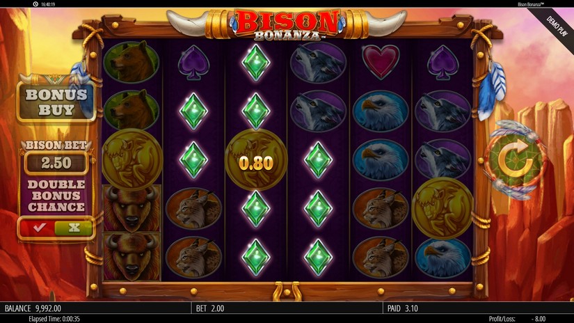 Bison Bonanza slot screen 3