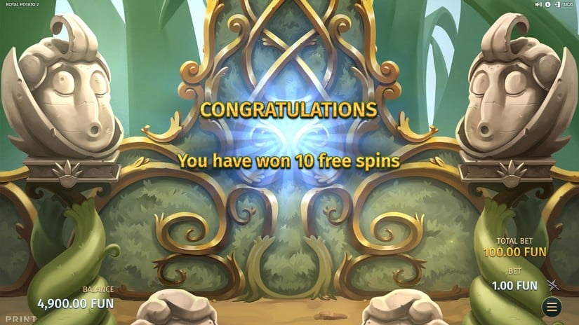 Royal Potato 2 slot screen 3