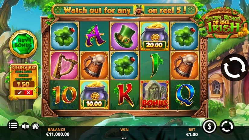 Secret Riches of the Irish slot screen 1