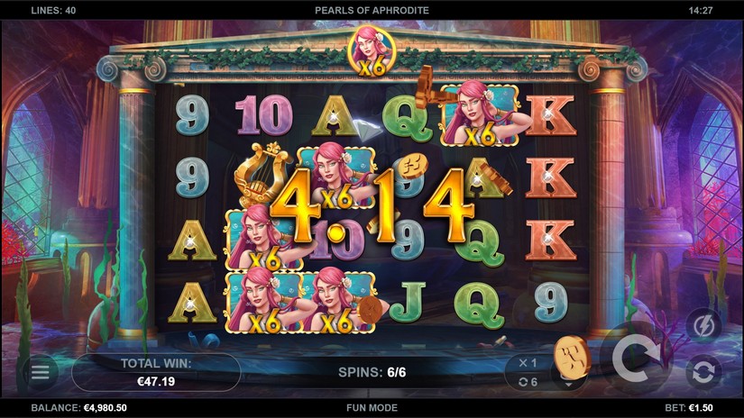 Pearls of Aphrodite slot screen 5