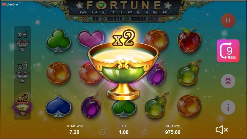 Fortune Multiplier slot screen 4