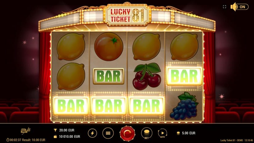 Lucky Ticket 81 slot screen 2