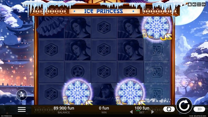 Ice Princess slot screen 2