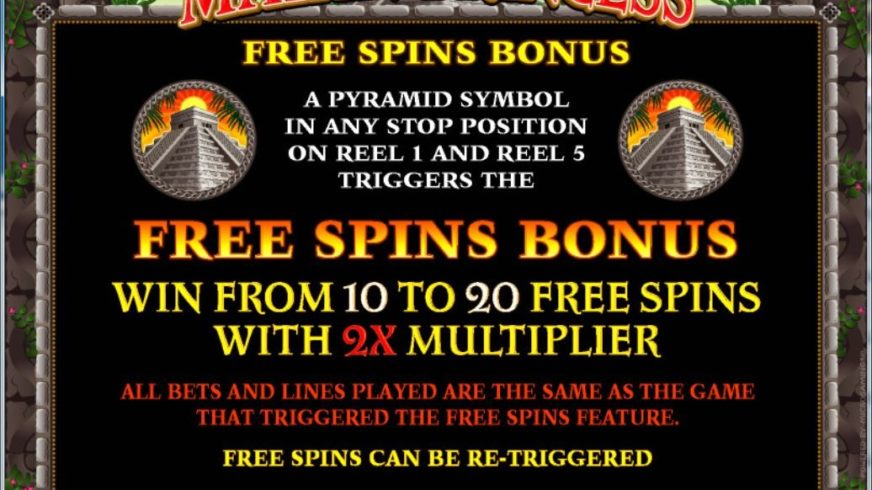 Mayan Princess slot screen 2