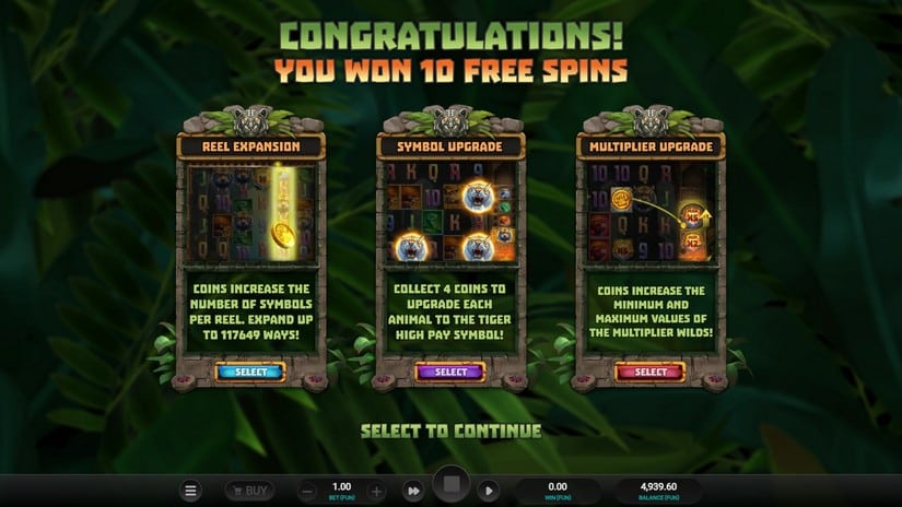 Tiger Shrine slot screen 3