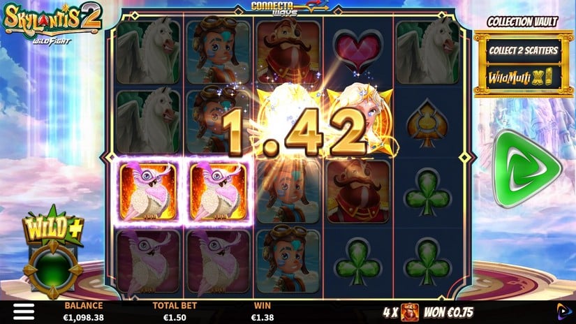 Skylantis 2 Wild Fight slot screen 2