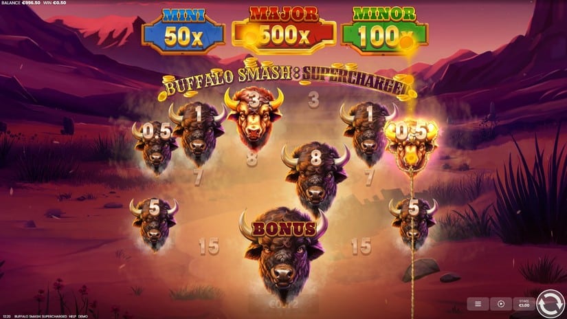 Buffalo Smash: Supercharged slot screen 3