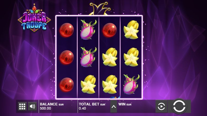 Joker Troupe slot screen 1