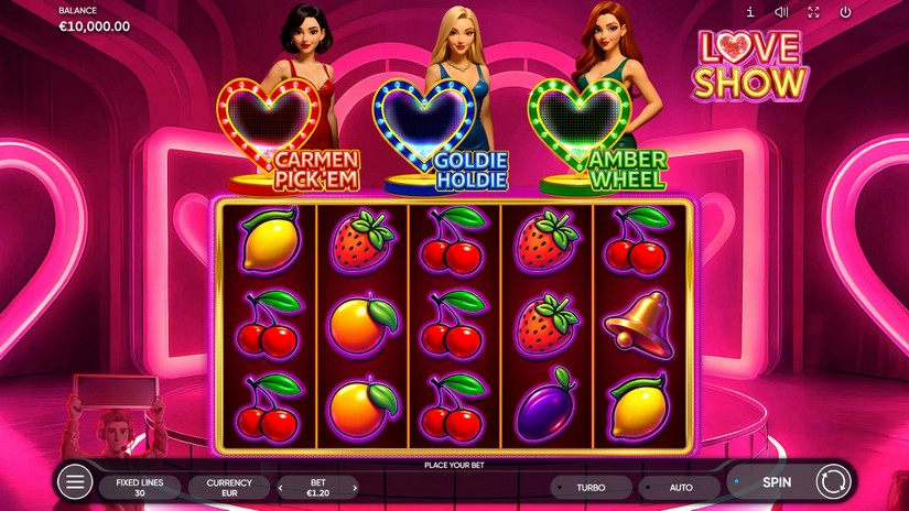 Love Show slot screen 1
