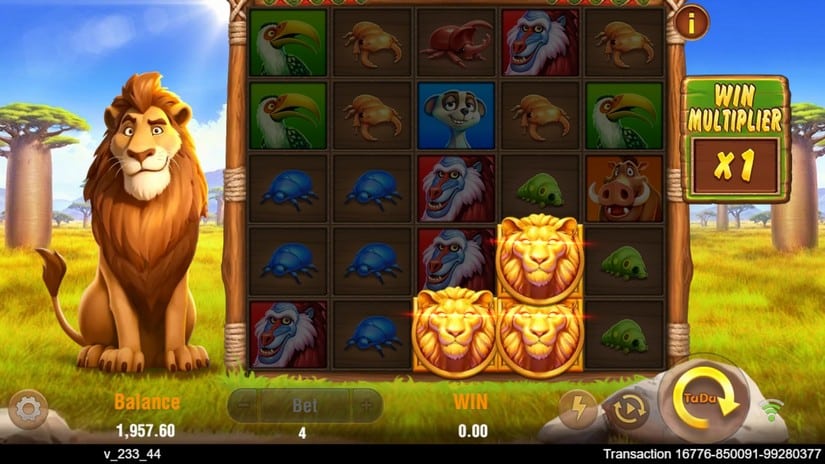 Safari Mystery slot screen 4