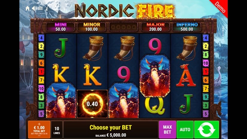 Nordic Fire slot screen 1