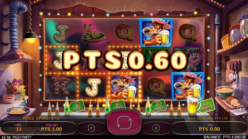 Piggy Party slot screen 5