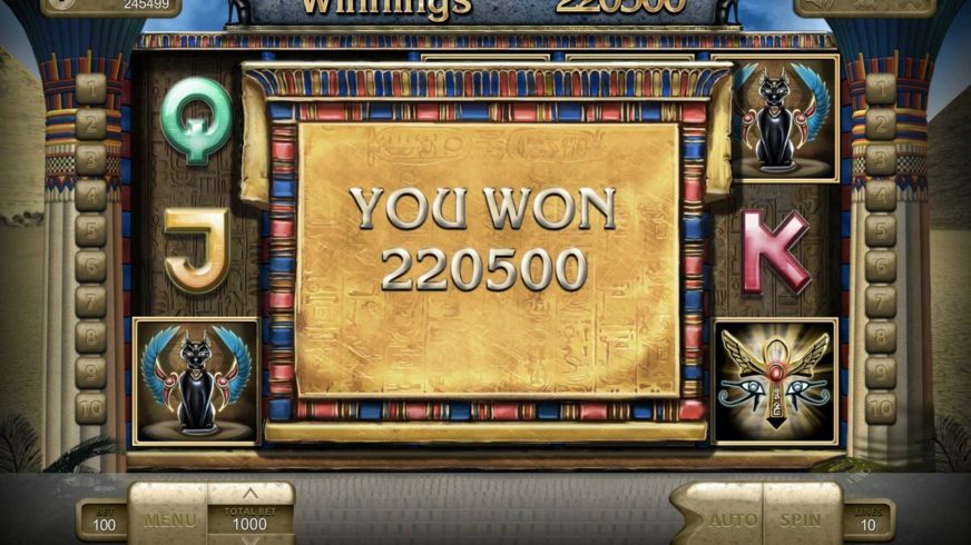 Temple Cats slot screen 2