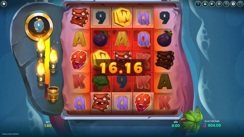 Thrill to Grill slot screen 3