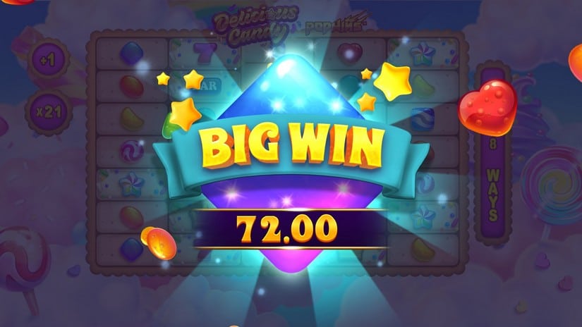 Delicious Candy PopWins slot screen 6