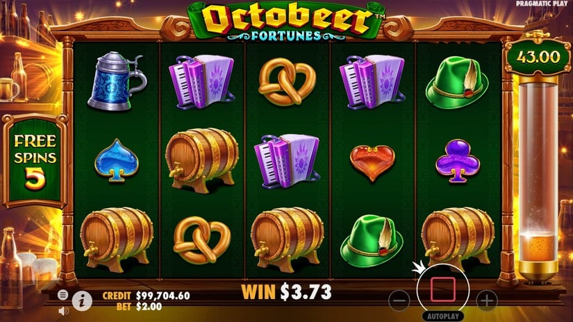 Octobeer Fortunes slot screen 5