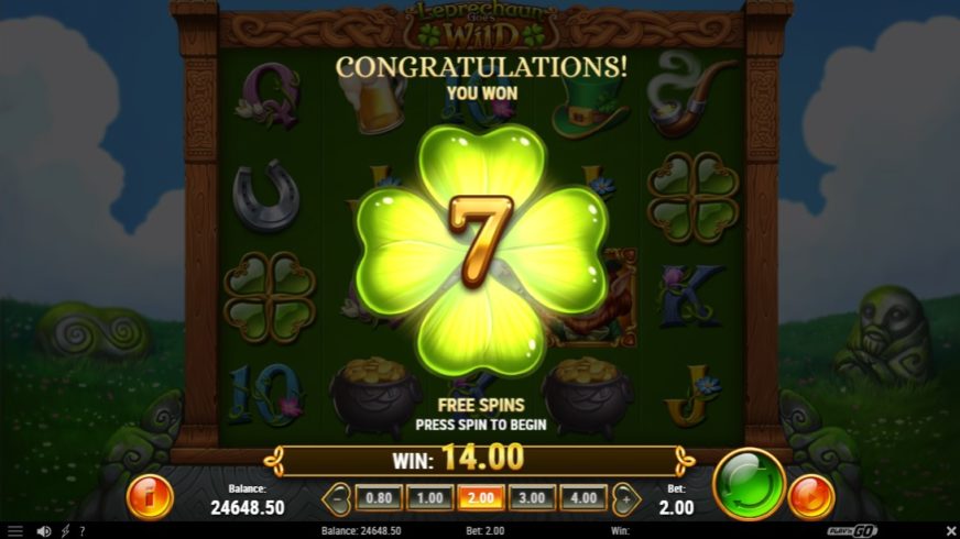 Leprechaun Goes Wild slot screen 4
