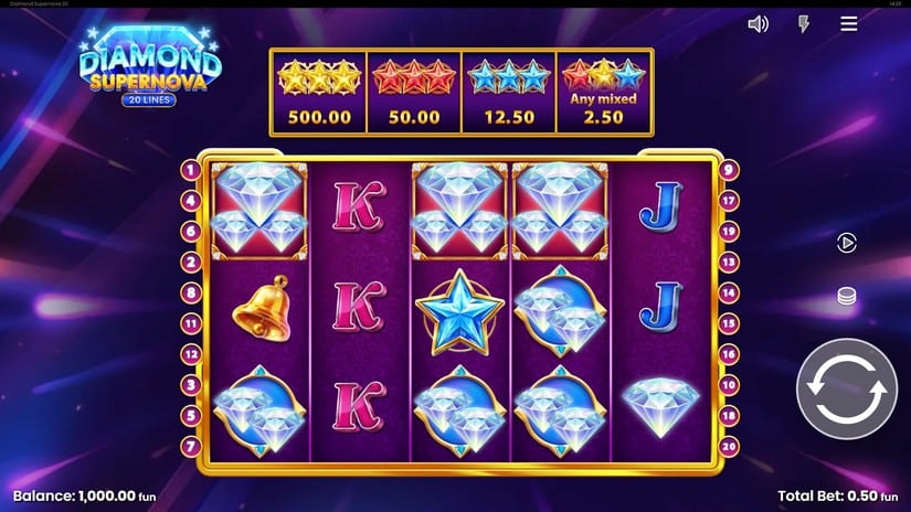 Diamond Supernova 20 slot screen 1