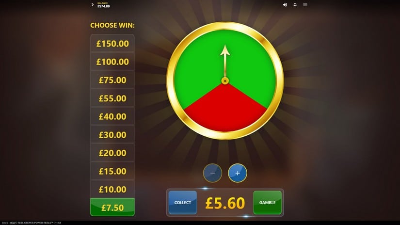 Reel Keeper Power Reels slot screen 3