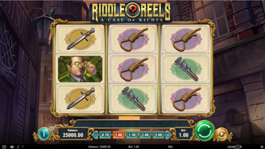 Riddle Reels: A Case of Riches slot screen 1