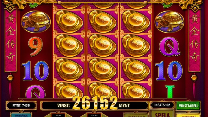 Golden Legend slot screen 1