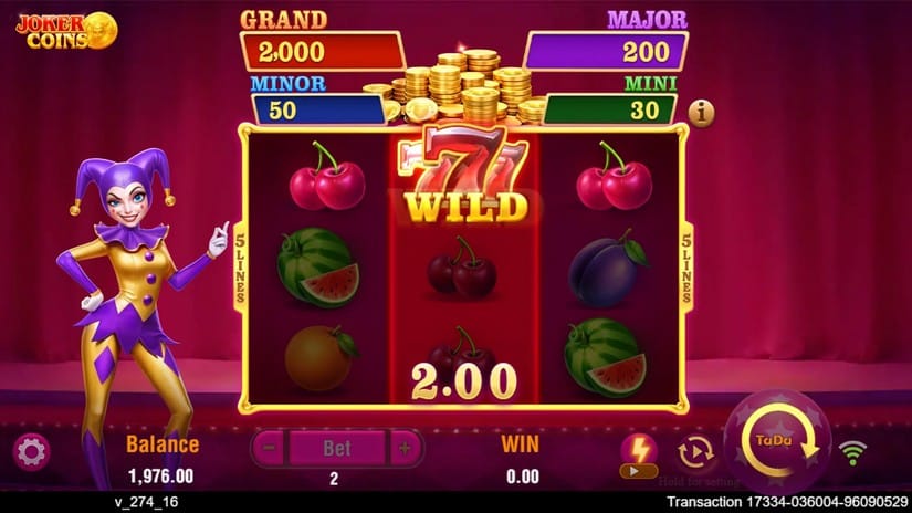Joker Coins slot screen 2