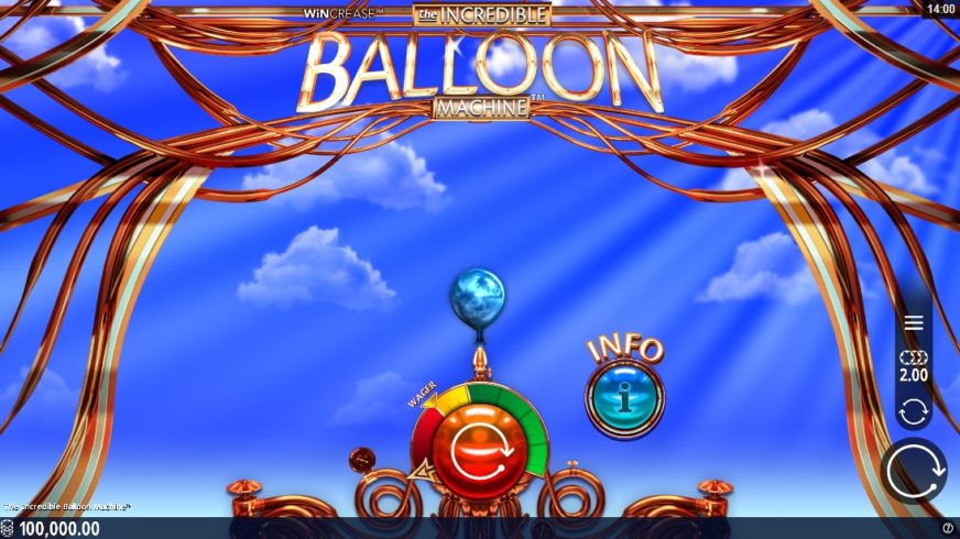 Incredible Balloon Machine slot screen 1