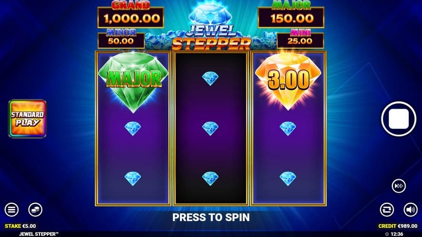 Jewel Stepper slot screen 4