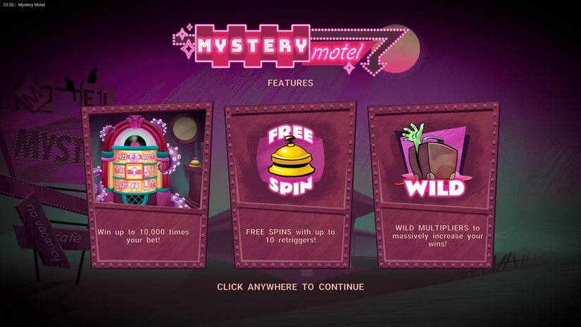 Mystery Motel slot screen 2