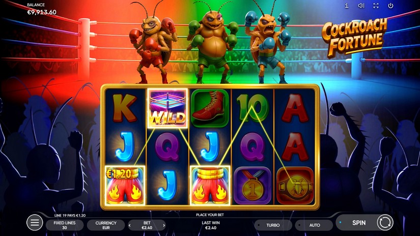 Cockroach Fortune slot screen 4