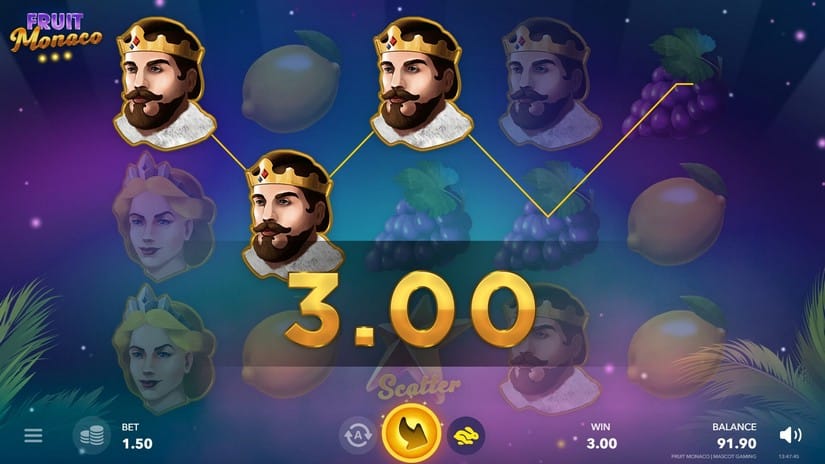 Fruit Monaco slot screen 3