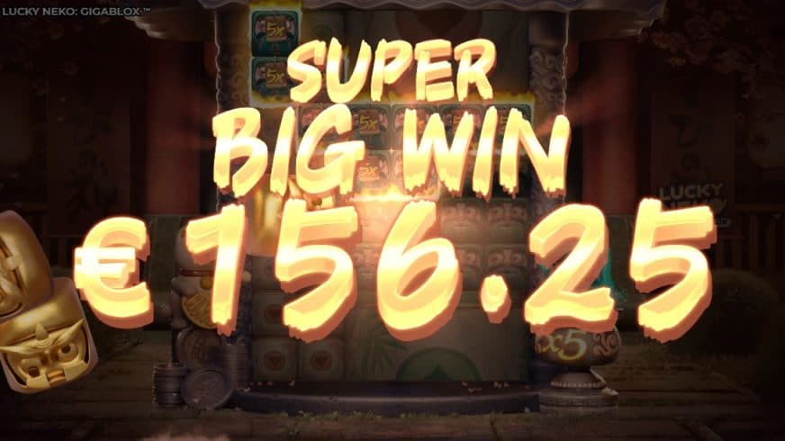 Lucky Neko Gigablox slot screen 5