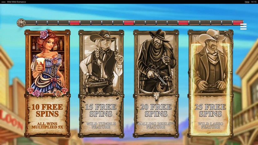 Wild Wild Romance slot screen 5