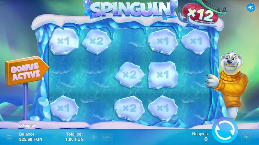 Spinguin slot screen 6