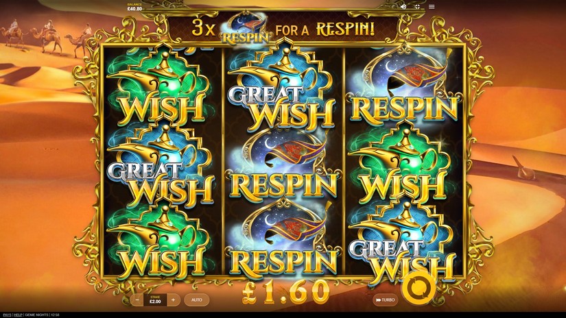 Genie Nights slot screen 4