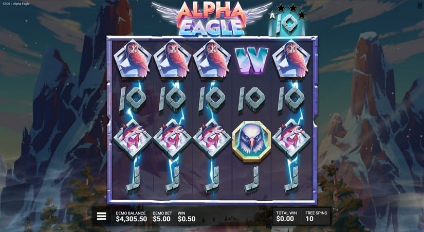 Alpha Eagle slot screen 6