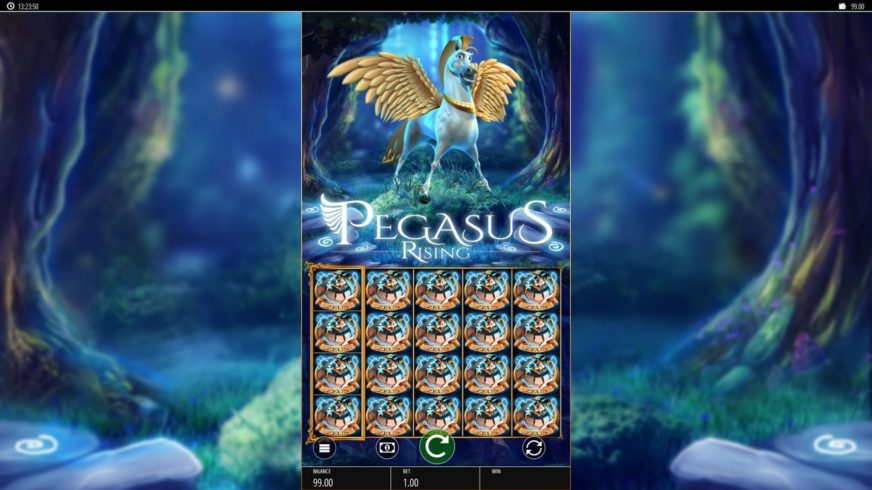 Pegasus Rising slot screen 1