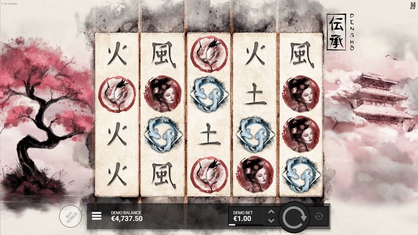 Densho slot screen 2