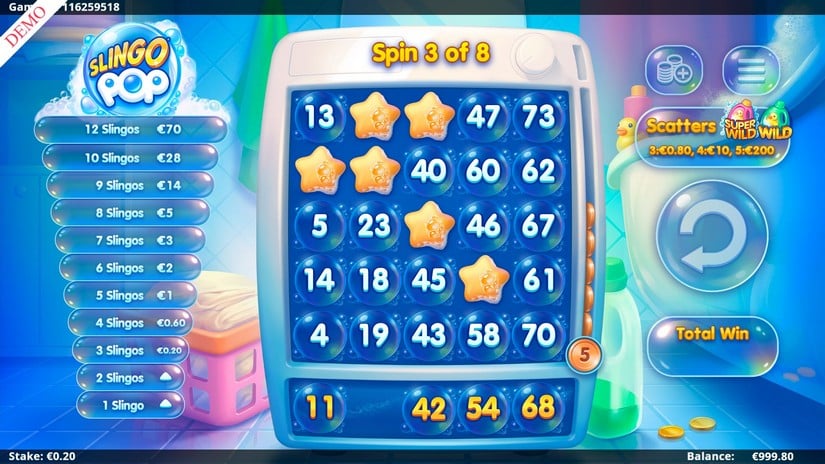 Slingo Pop Arcade slot screen 2